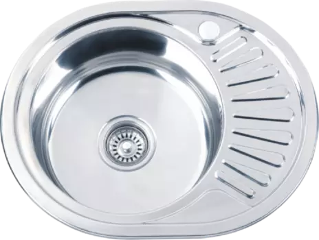 Кухонная мойка РМС MG6-5745OVL, хром