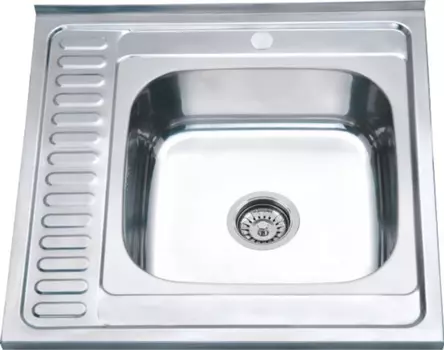 Кухонная мойка РМС MG6-6060R, хром