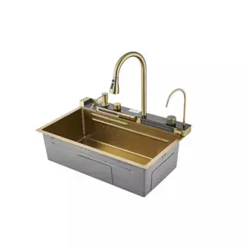 Кухонная мойка Savol S-SC001C золото