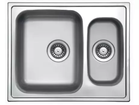 Кухонная мойка TopZero Lotus LTP615.500.15.GT8K хром