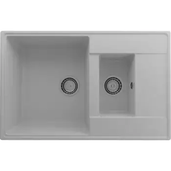 Кухонная мойка Ulgran Quartz Prima Prima 780 1,5 K-04 белый