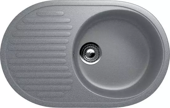 Кухонная мойка Ulgran U-107-309 тёмно-серая