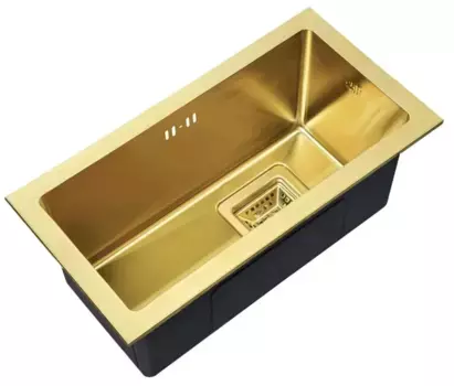 Кухонная мойка Zorg Inox Pvd SZR-2344-G BRONZE желтый