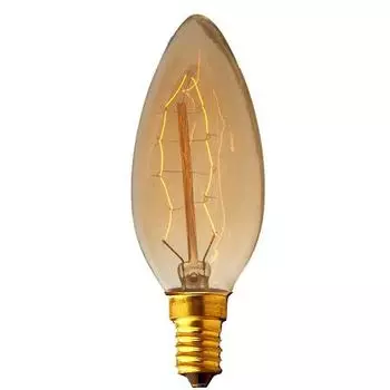 Лампа накаливания E14 40W прозрачная 3540-G