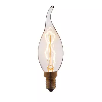 Лампа накаливания E14 40W прозрачная 3540-TW