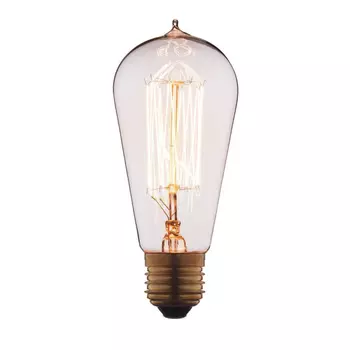 Лампа накаливания E27 60W прозрачная 6460-SC