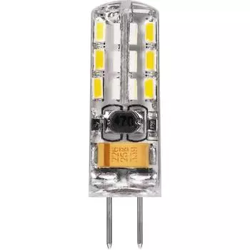Лампа светодиодная Feron G4 2W 6400K прозрачная LB-420 25859