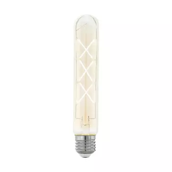 Лампа светодиодная филаментная Eglo E27 4W 2200К янтарь 11679