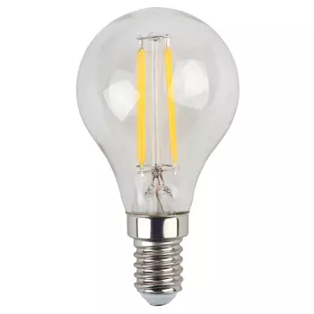 Лампа светодиодная филаментная ЭРА E14 11W 2700K прозрачная F-LED P45-11w-827-E14 Б0047012
