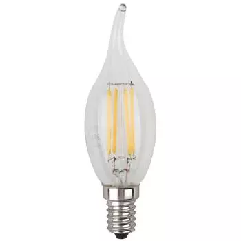 Лампа светодиодная филаментная ЭРА E14 7W 2700K прозрачная F-LED BXS-7W-827-E14 Б0027944
