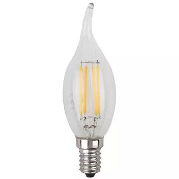 Лампа светодиодная филаментная ЭРА E14 7W 4000K прозрачная F-LED BXS-7W-840-E14 Б0027945