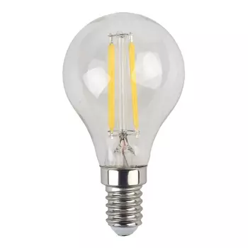Лампа светодиодная филаментная ЭРА E14 9W 4000K прозрачная F-LED P45-9w-840-E14 Б0047026