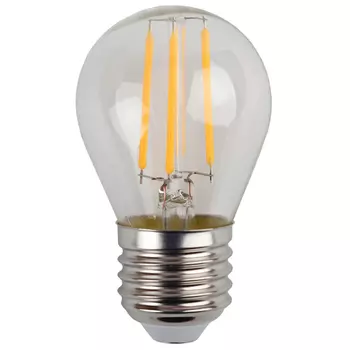 Лампа светодиодная филаментная ЭРА E27 9W 4000K прозрачная F-LED P45-9w-840-E27 Б0047029