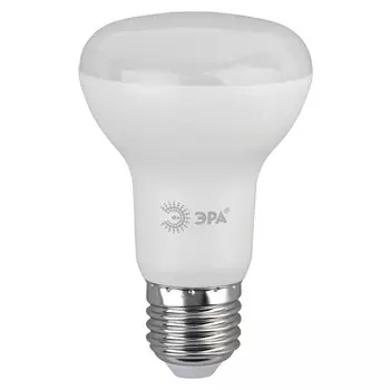 Лампа светодиодная ЭРА E27 8W 6500K матовая LED R63-8W-865-E27 R Б0045336