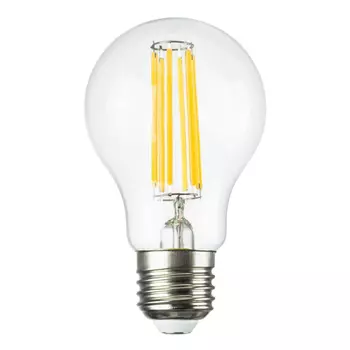 Лампа светодиодная Lightstar E27 8W 3000K полусфера прозрачная 933002