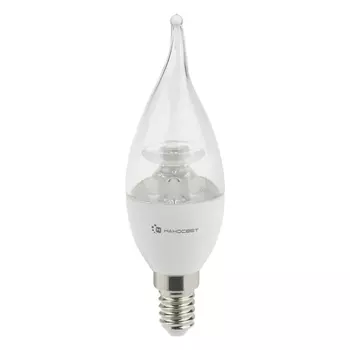 Лампа светодиодная Наносвет E14 6,5W 4000K прозрачная LC-CDTCL-6.5/E14/840 L219