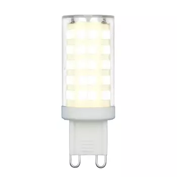 Лампа светодиодная Uniel G9 9W 4000K прозрачная LED-JCD-9W/4000K/G9/CL GLZ09TR UL-00006489