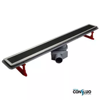 Лоток душевой Pestan Premium Line Black Glass 13000291 черный