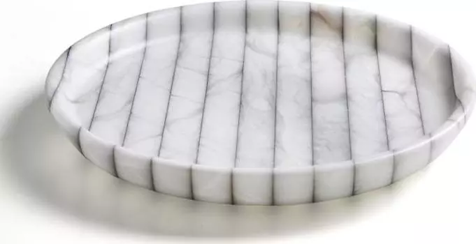 Лоток универсальный 3SC Rigato AL66, натуральный ALABASTRO/хром