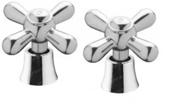 Маховик с кран-буксой Viko V-0805 хром