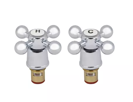 Маховик с кран-буксой Viko V-0815 хром