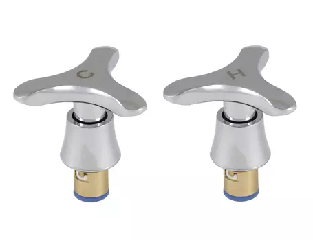 Маховик с кран-буксой Viko V-0816 хром