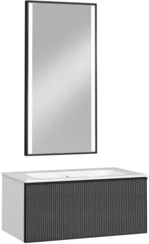 Мебель для ванной STWORKI Левангер 80 белая матовая