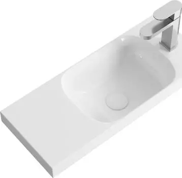 Мебельная раковина Aqwella 5 Stars Compact Slim CMPSL.06.04.D, белый