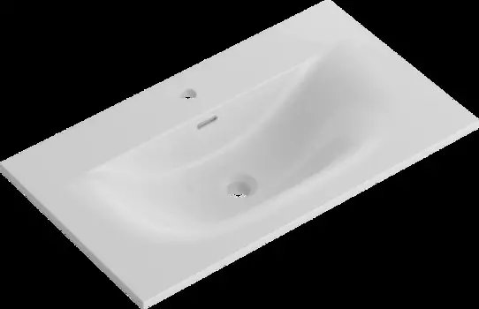 Мебельная раковина BelBagno BB-8099-80 белый глянец