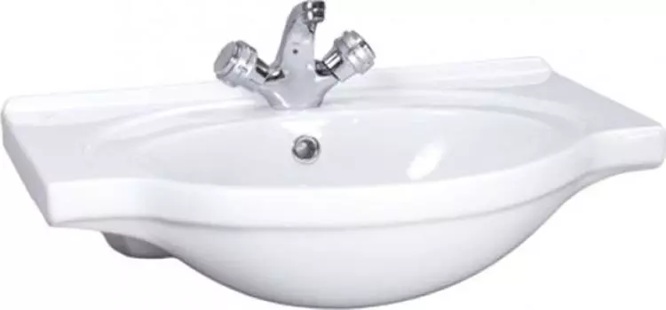 Мебельная раковина СанТа Сатурн 60, белый