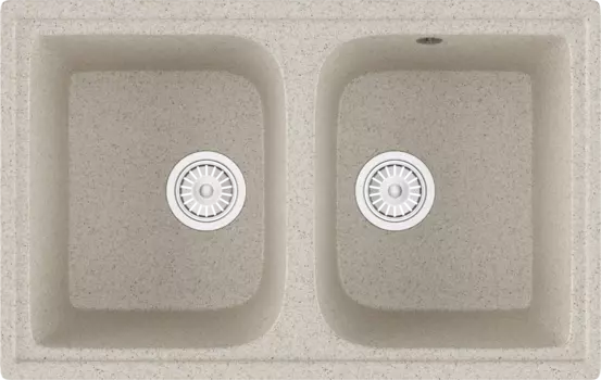 Мойка кухонная Domaci Бьелла DMC-15 бежевая