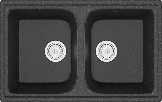 Мойка кухонная Domaci Бьелла DMC-15 черная