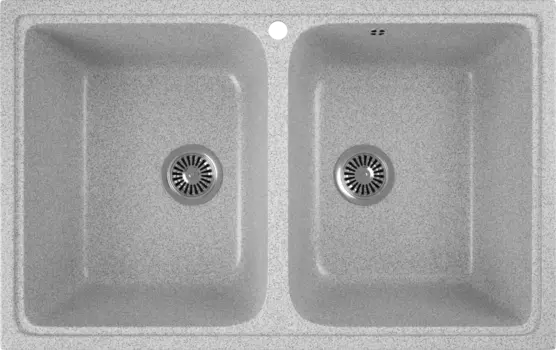 Мойка кухонная Domaci Бьелла DMC-15 серая