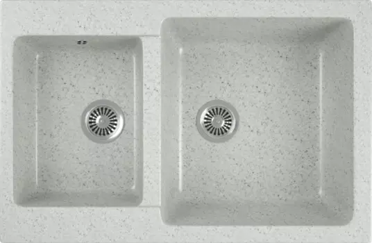 Мойка кухонная Domaci Бьелла DMC-76K серая