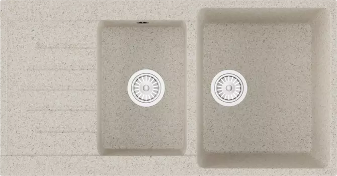 Мойка кухонная Domaci Бьелла DMC-98K бежевая