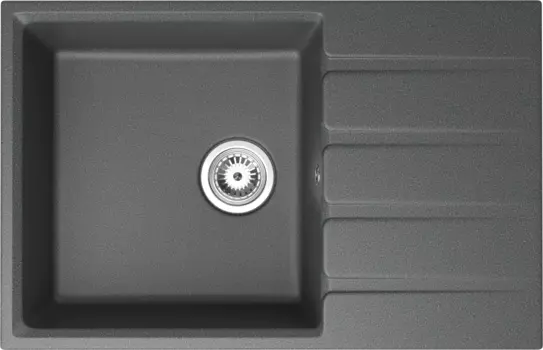 Мойка кухонная Domaci Парма 76-225 антрацит