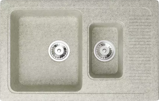 Мойка кухонная Domaci Парма 77-49-210 светло-серая