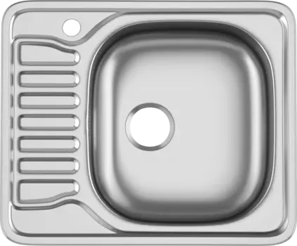 Мойка кухонная Domaci Равенна Fort DCO 580*480 (6) R1TG R