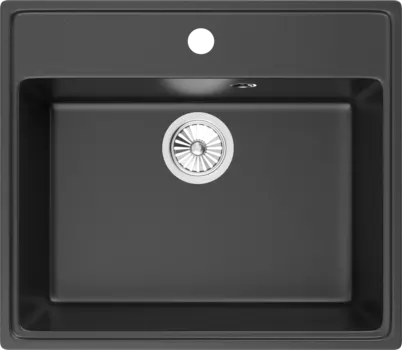 Мойка кухонная Domaci Солерно DF 580-07 уголь