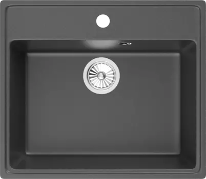 Мойка кухонная Domaci Солерно DF 580-08 космос