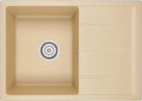 Мойка кухонная Domaci Солерно DMQ-1700.Q сардоникс , встраиваемая накладная, с крылом, кварцевая, глубокая, прямоугольная