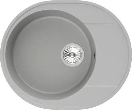Мойка кухонная Domaci Солерно DN 585-04 платина