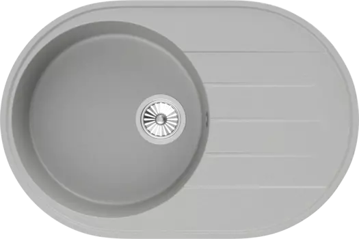 Мойка кухонная Domaci Солерно DN 750-04 платина