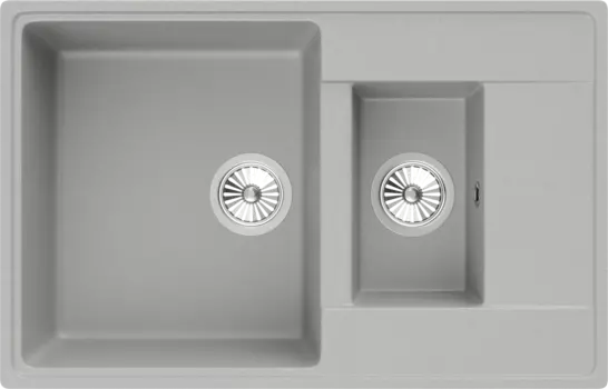 Мойка кухонная Domaci Солерно DP 780 1,5 K-04 платина