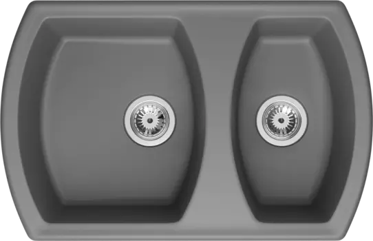 Мойка кухонная Domaci Верона 78-50 серая