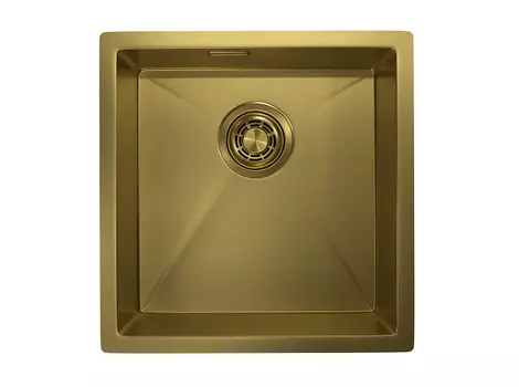 Кухонная мойка Granula 4445u, золото сатин
