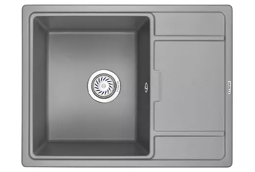 Кухонная мойка Granula 6503, алюминиум