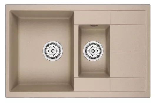 Кухонная мойка Granula 7802, песок