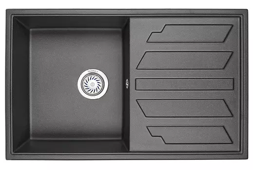 Кухонная мойка Granula 8002, чёрный