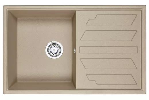 Кухонная мойка Granula 8002, песок